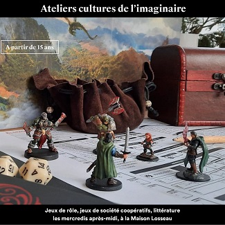 Cultures de l’Imaginaire : Jeux de rôle, jeux de société coopératifs, littérature
