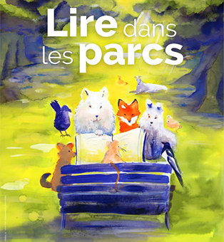 Lire dans les parcs pour les 3-12 ans(11-18-25/7 au Gazomètre/1-8-22 août au parc Warocqué)