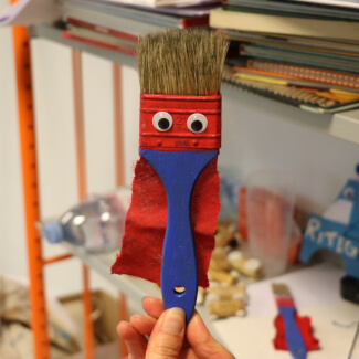 Atelier familial : récup et animation