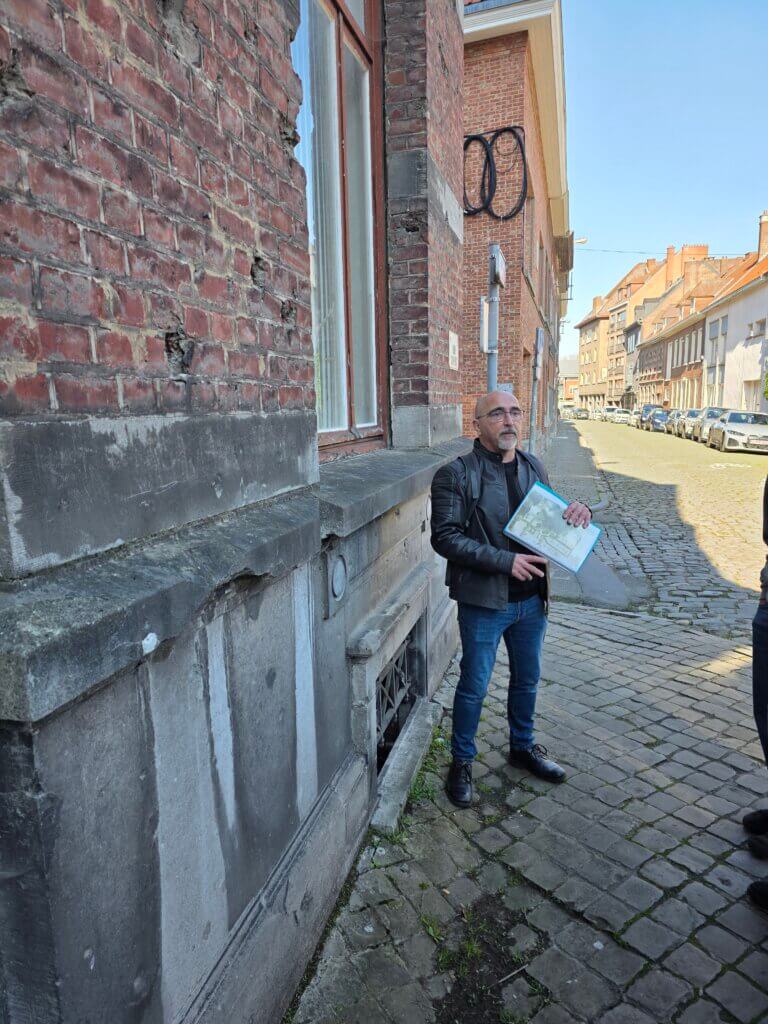 Jean-Yves Coens, animateur à la cellule Hainaut Mémoire - Hainaut Culture - Rando de la Mémoire